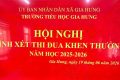 HỘI NGHỊ BÌNH XÉT THI ĐUA, KHEN THƯỞNG NĂM HỌC 2025 – 2026
