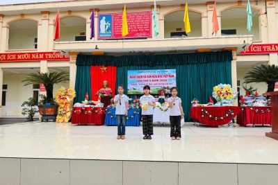 TRƯỜNG TIỂU HỌC GIA HƯNG: HƯỞNG ỨNG NGÀY SÁCH VÀ VĂN HÓA ĐỌC VIỆT NAM 21/4